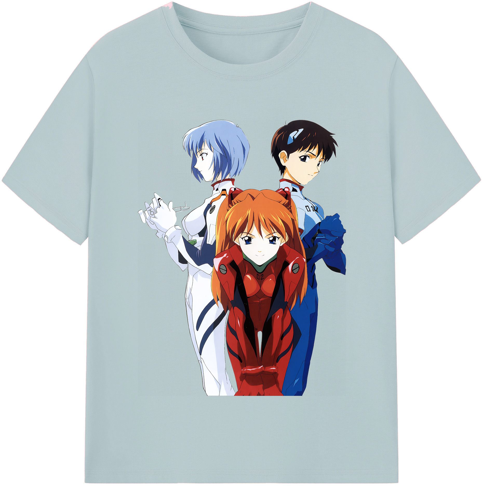 （画像用） EVA 新世紀エヴァンゲリオン 綿100％半袖Tシャツ（フロントプリント）